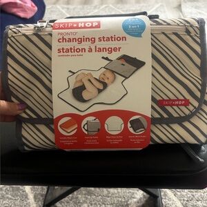 Skip Hop Pronto Changing Station with Black and White Stripes